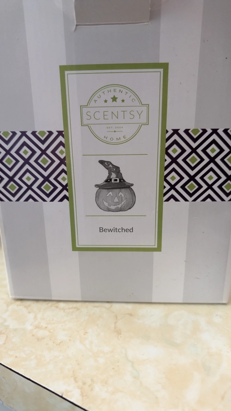 Retired Scentsy Bewitched Jack-o'-lantern Warmer