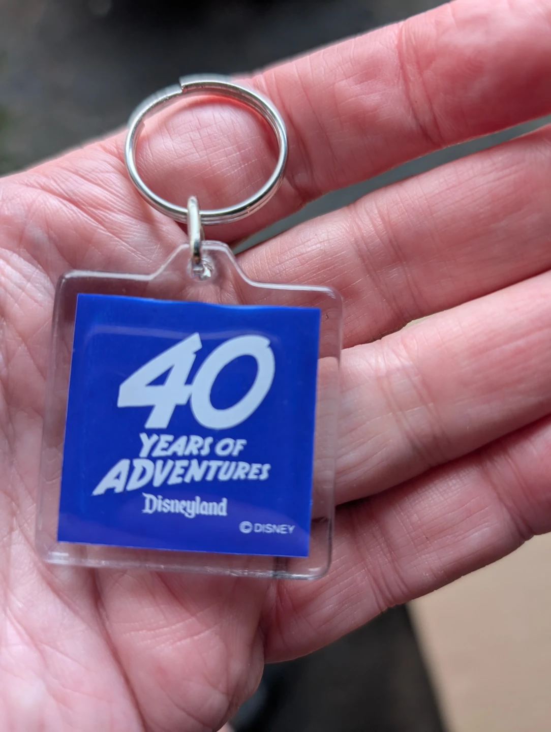 Special Edition Disneyland 40 Years of Adventures Keychain - photo 2