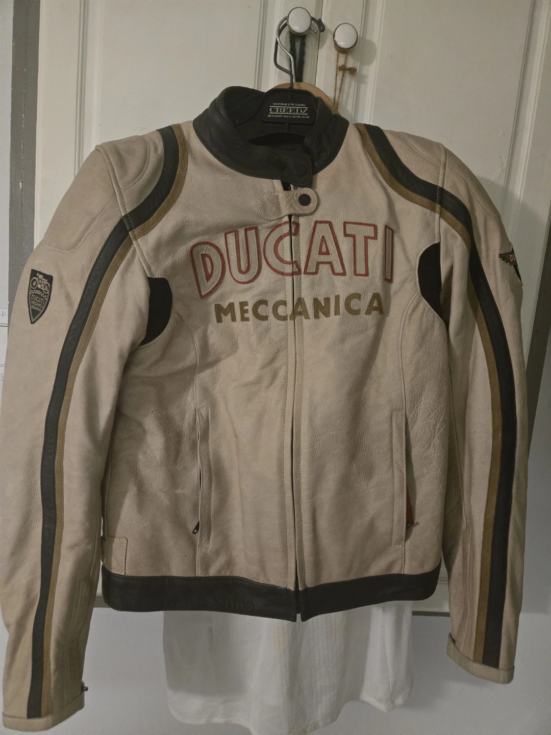 MTech Ducati Meccanica Leather Motorcycle Jacket