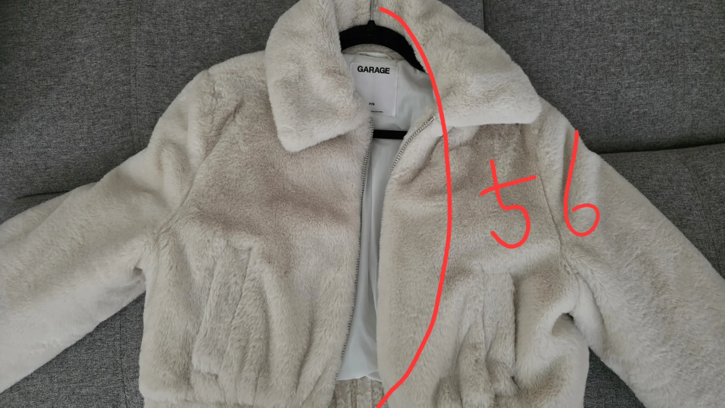 Garage Faux Fur Jacket - Like New (Size S) - photo 3