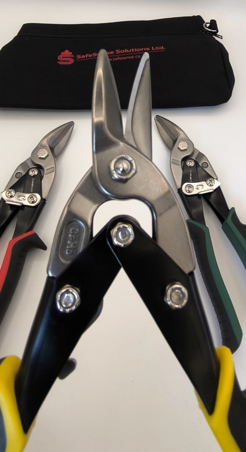 10" AVIATION SNIPS SET  (Cr-Mo) Steel | Heavy-Duty 3-Piece Set - photo 4