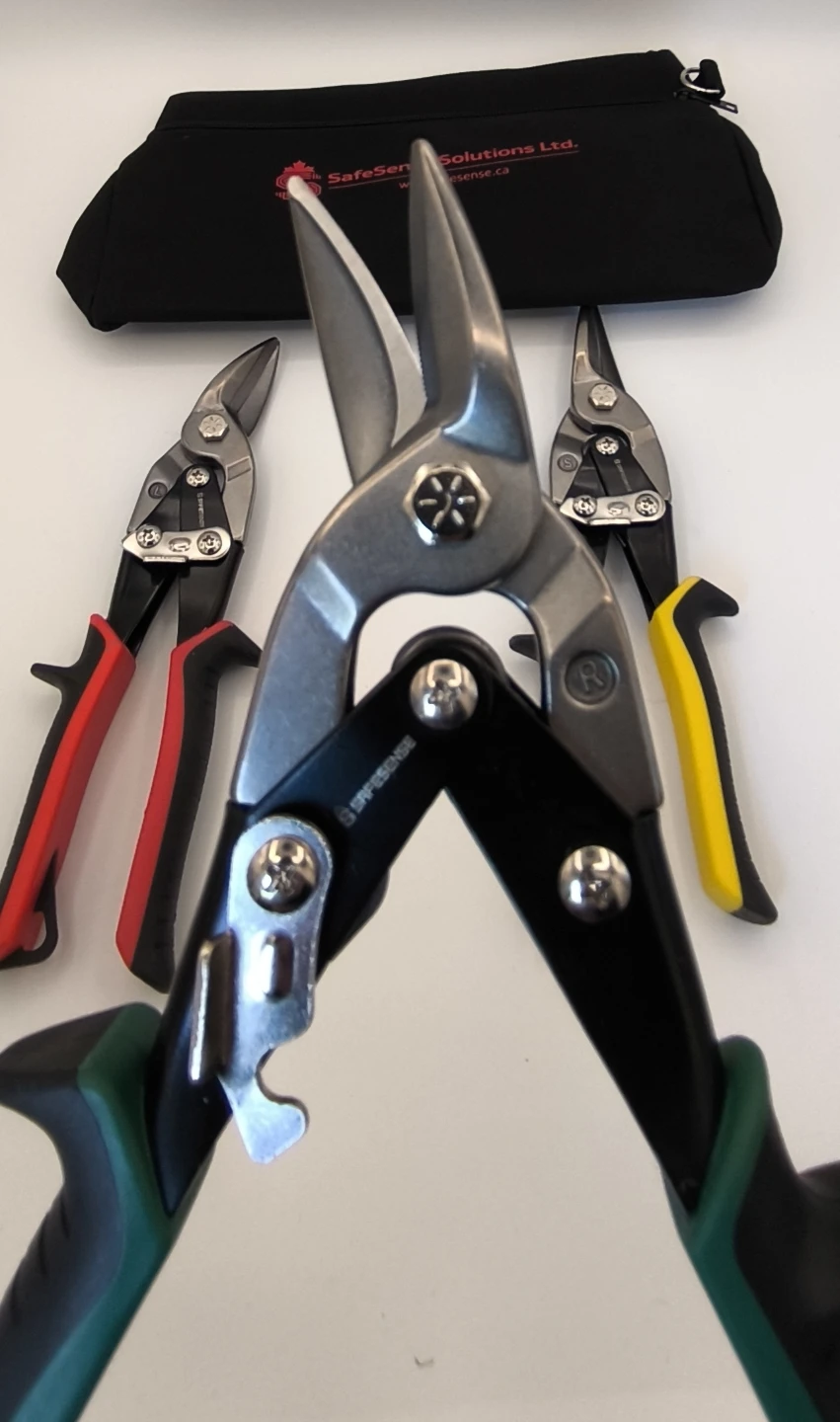 10" AVIATION SNIPS SET  (Cr-Mo) Steel | Heavy-Duty 3-Piece Set - photo 5