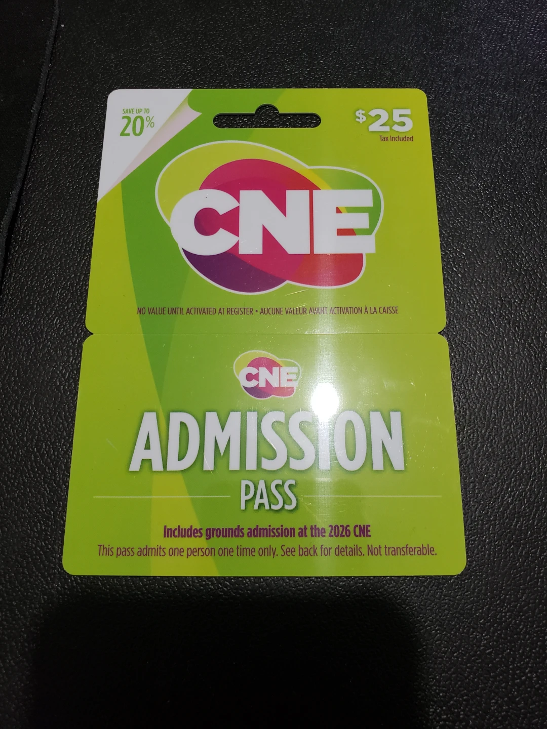 Canadian National Exhibition 2026 Admission Pass