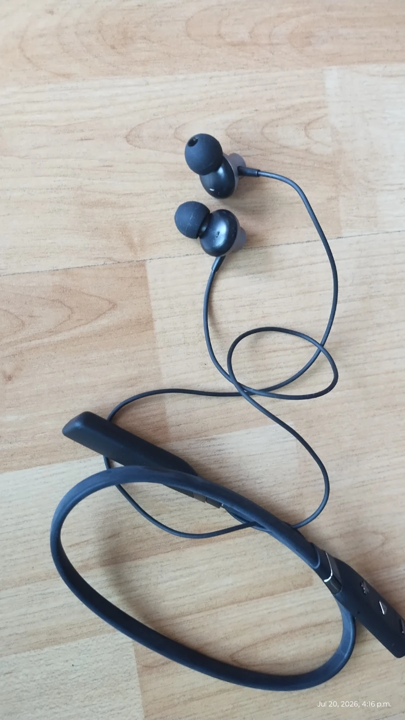 Bluetooth Wireless Neckband Earphones with Microphone – Black - photo 5