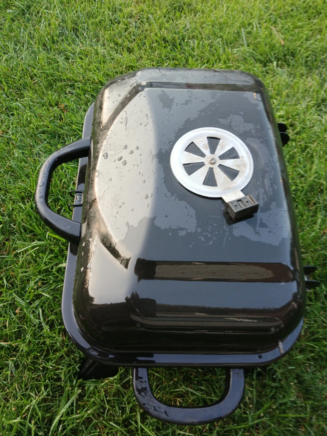 Black Portable Charcoal Grill - photo 3
