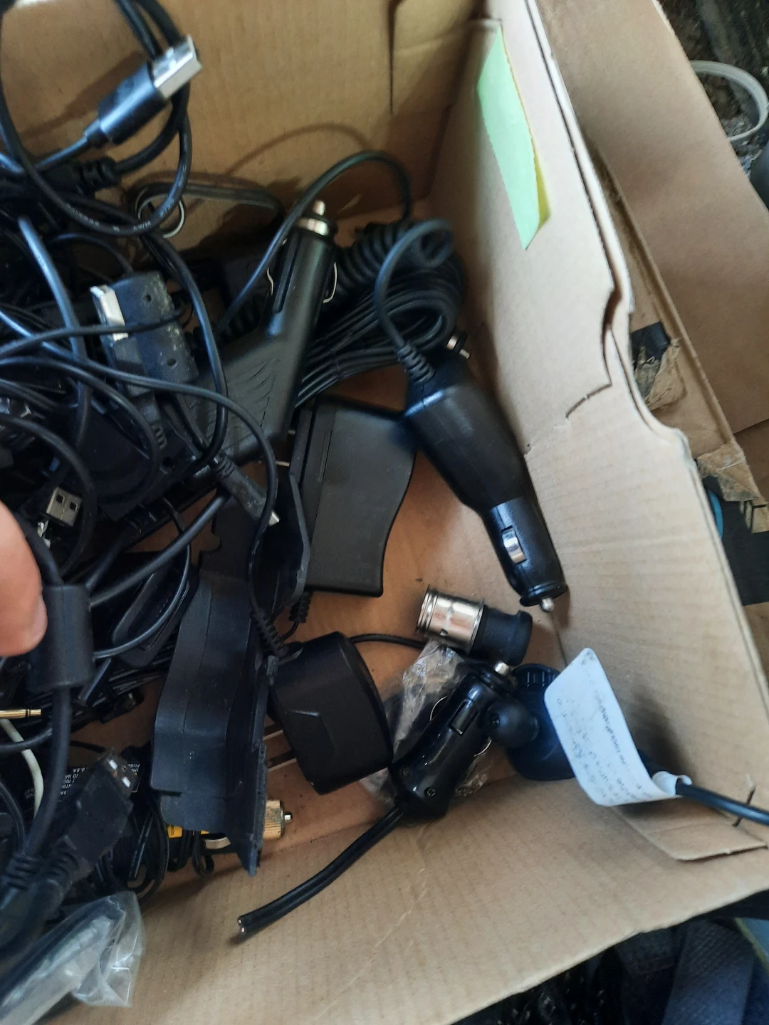 Box of Assorted Charging Cables and Adapters - photo 3