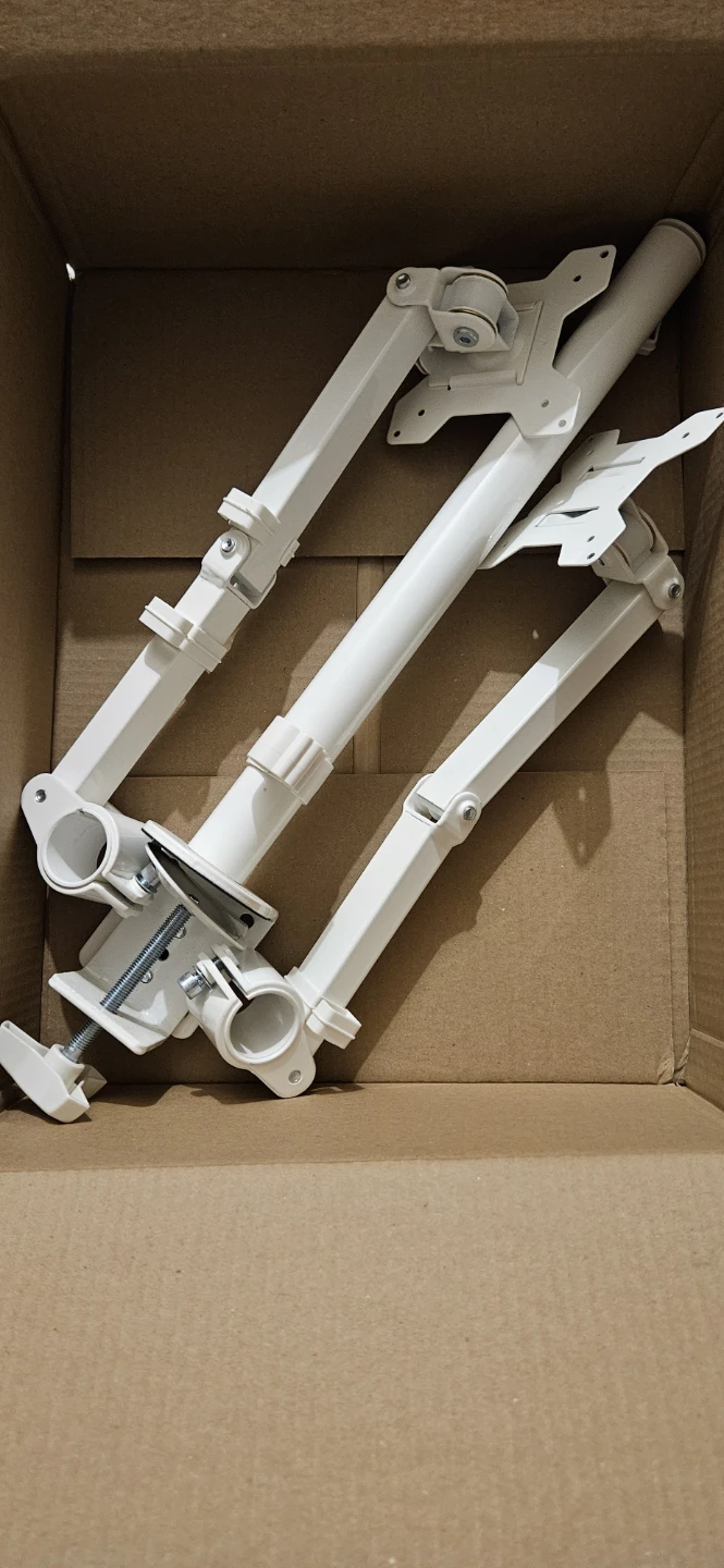Vivo dual monitor arms/mount, white - photo 2