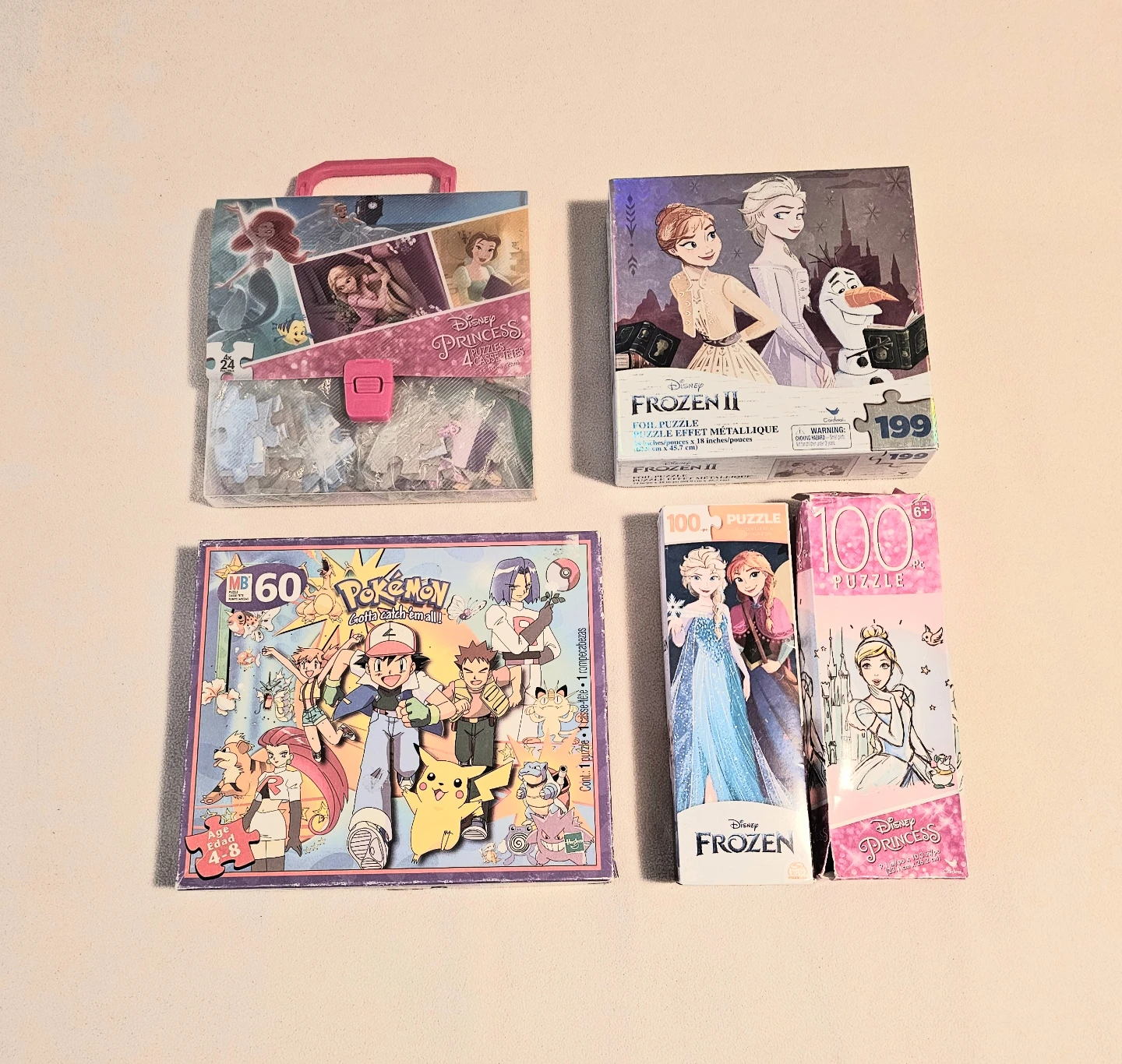 $3 for All Disney Princess & Pokemon Puzzles