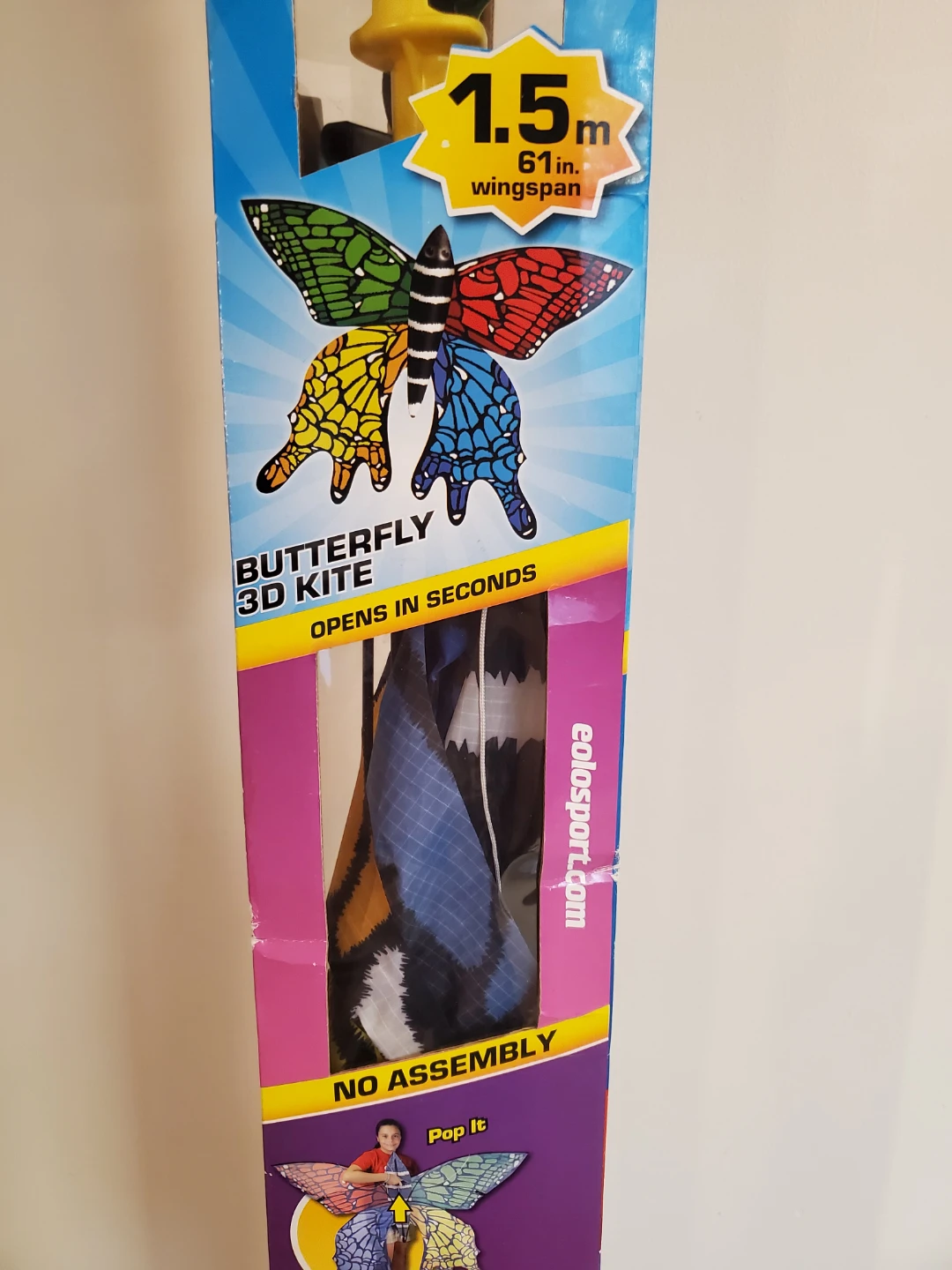 3D Kite...Butterfly...like new - photo 2