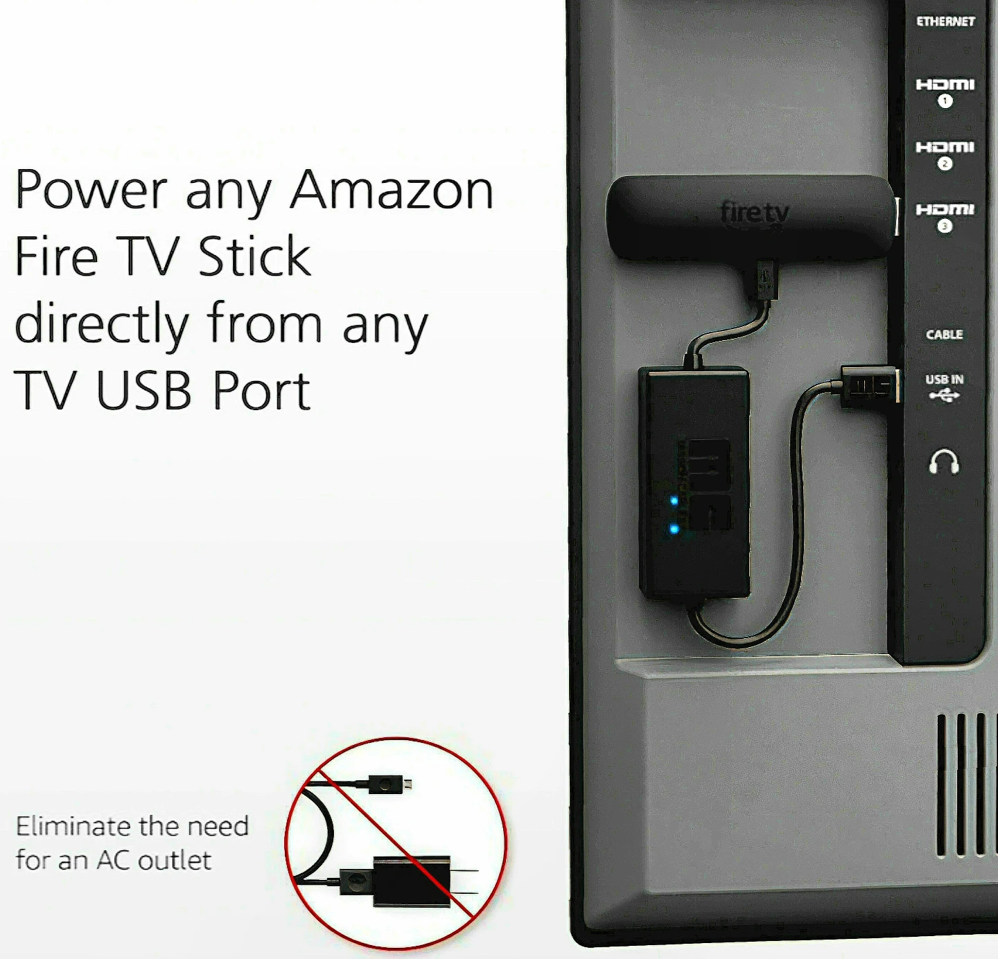 'Mission' USB Power Cable for Firestick - BNIB! - photo 2