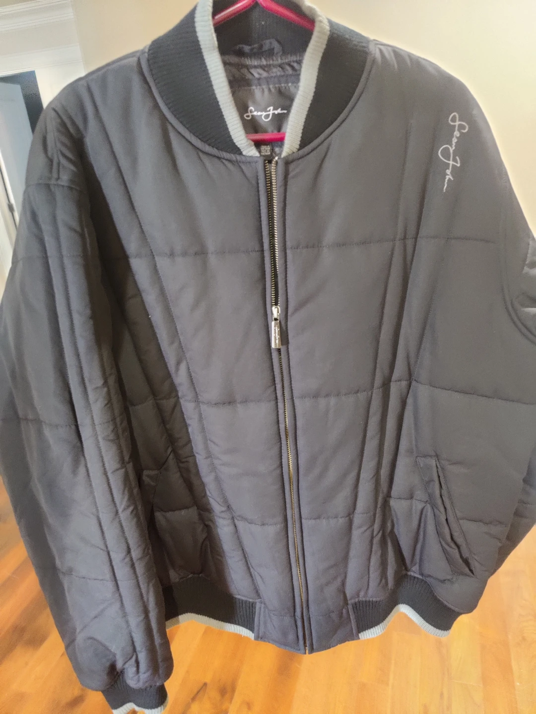 Sean John Puffer Bomber Jacket