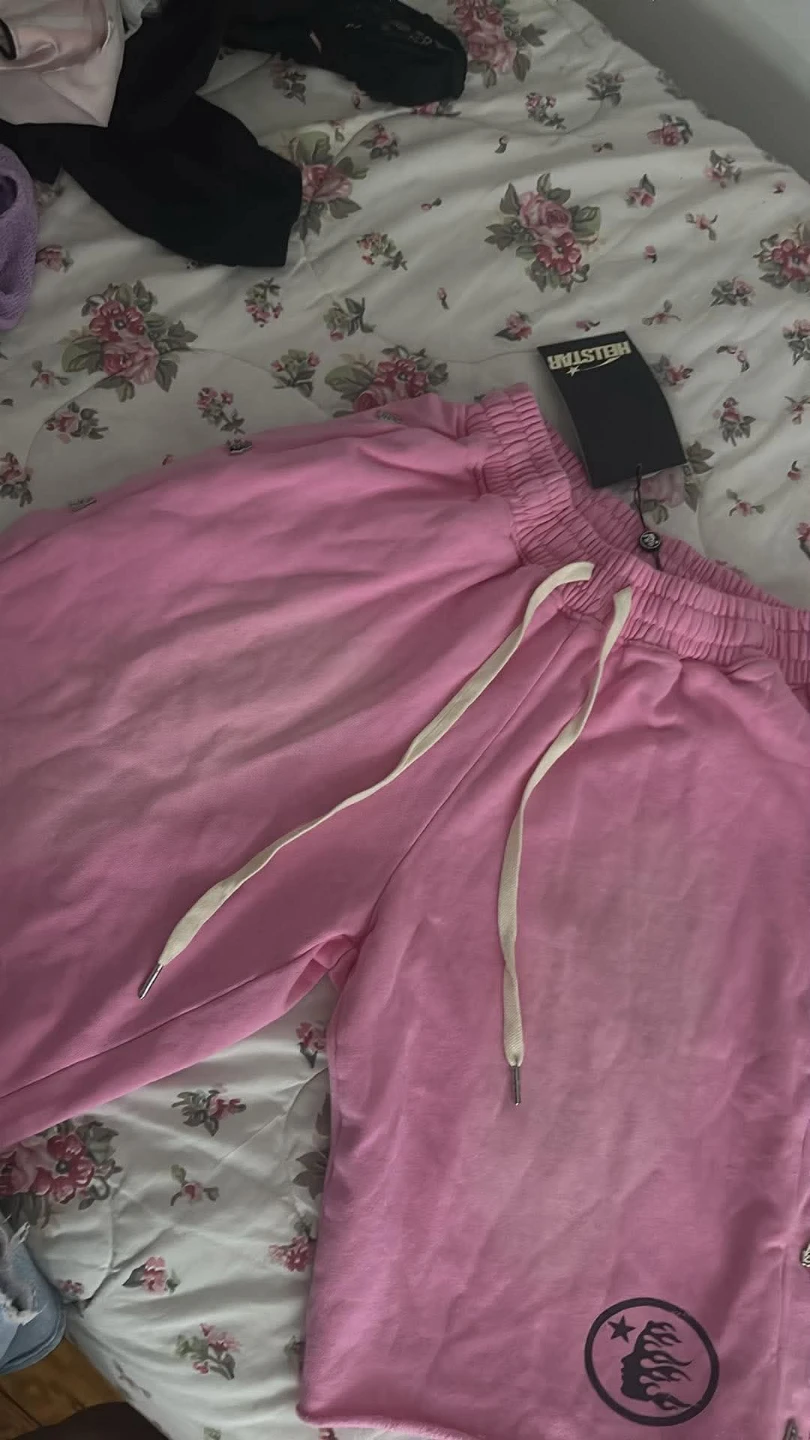 Pink hellstar shorts