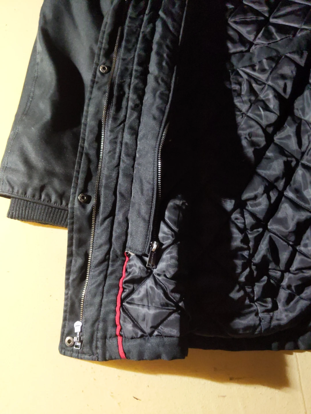 London Fog Black Parka with Faux Fur Hood - photo 3