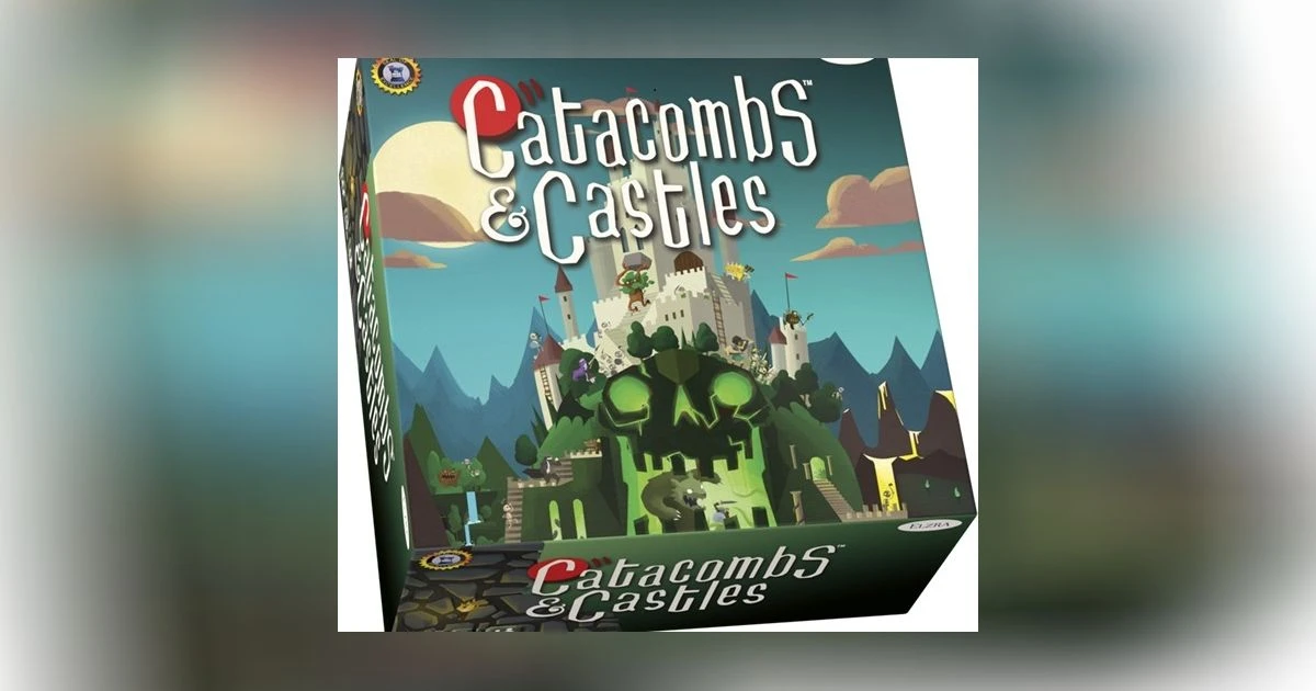 Catacombs & Castles Board Game plus 2 playmat and expansion