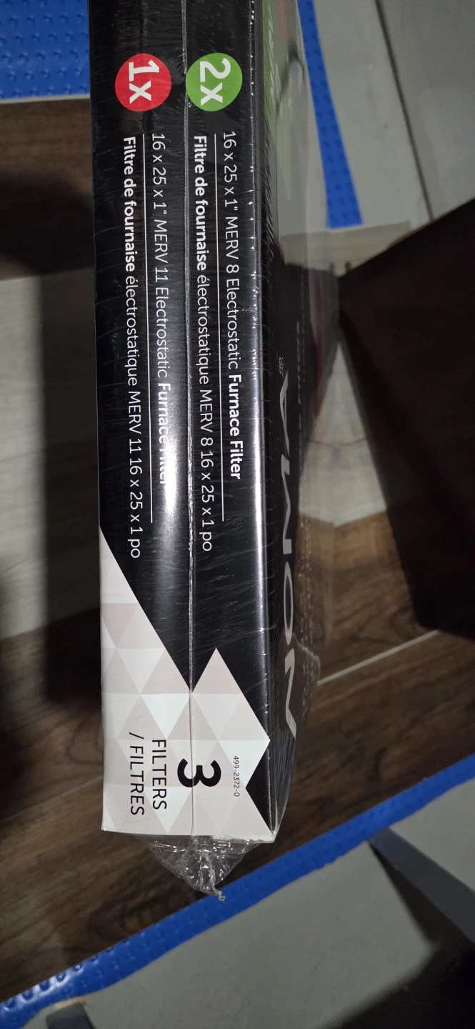NOMA Electrostatic Furnace Filters 16 x 25 x 1 inch (3 Pack) - photo 2