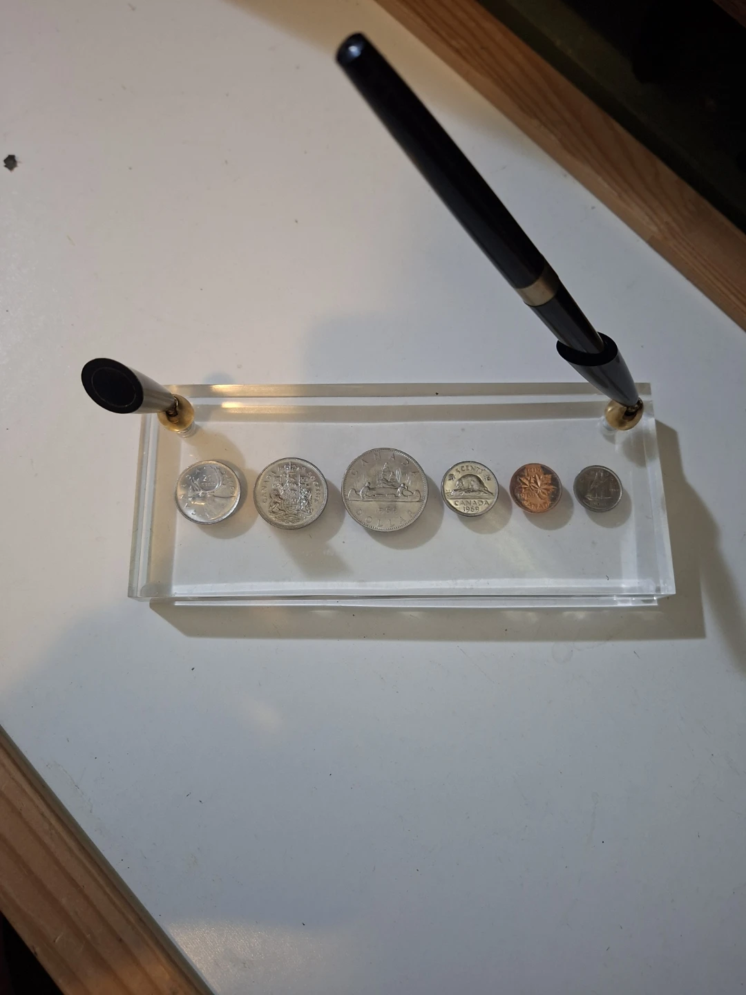 Canadian Coin Collection Display