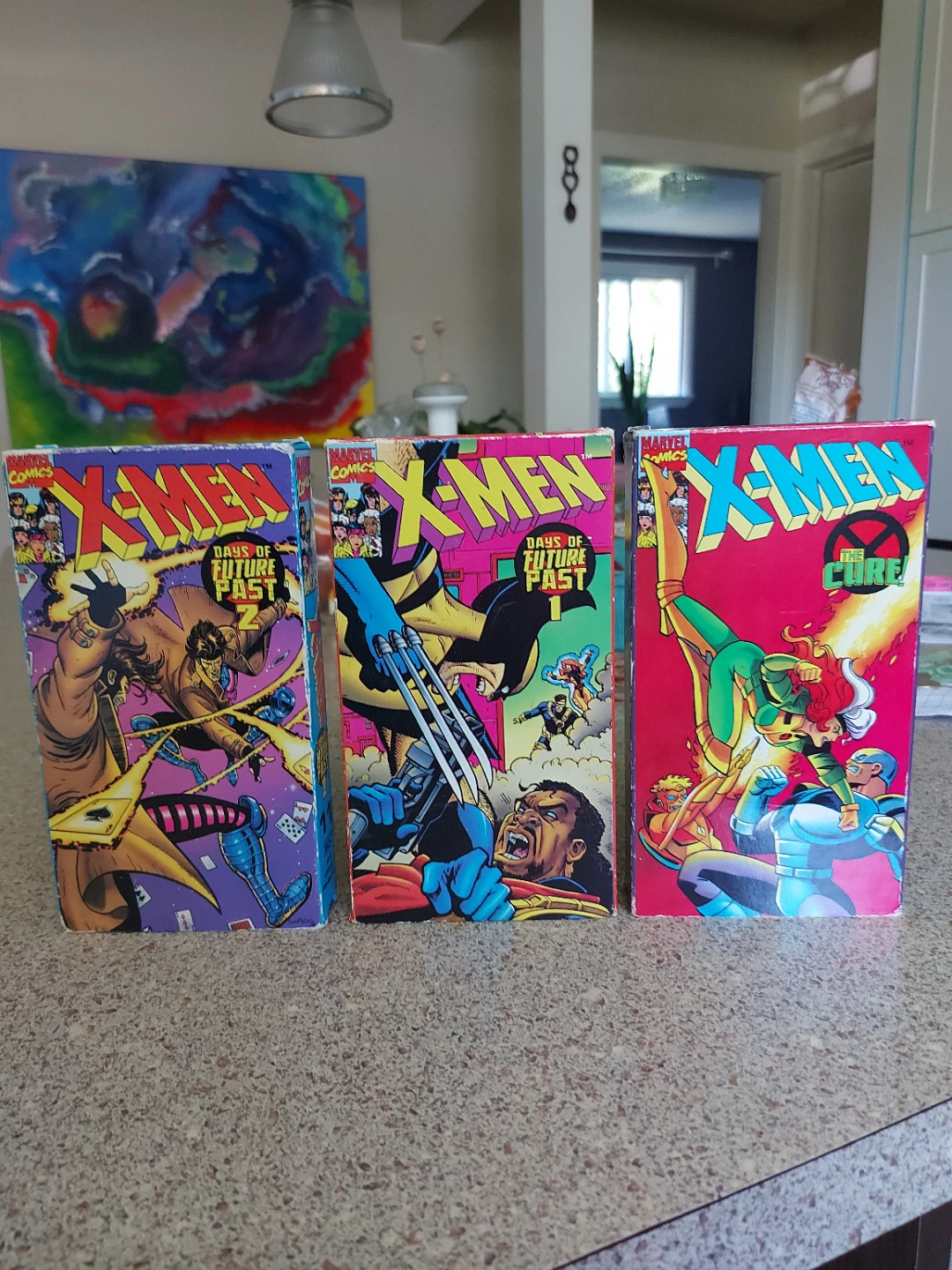 X men VHS tapes