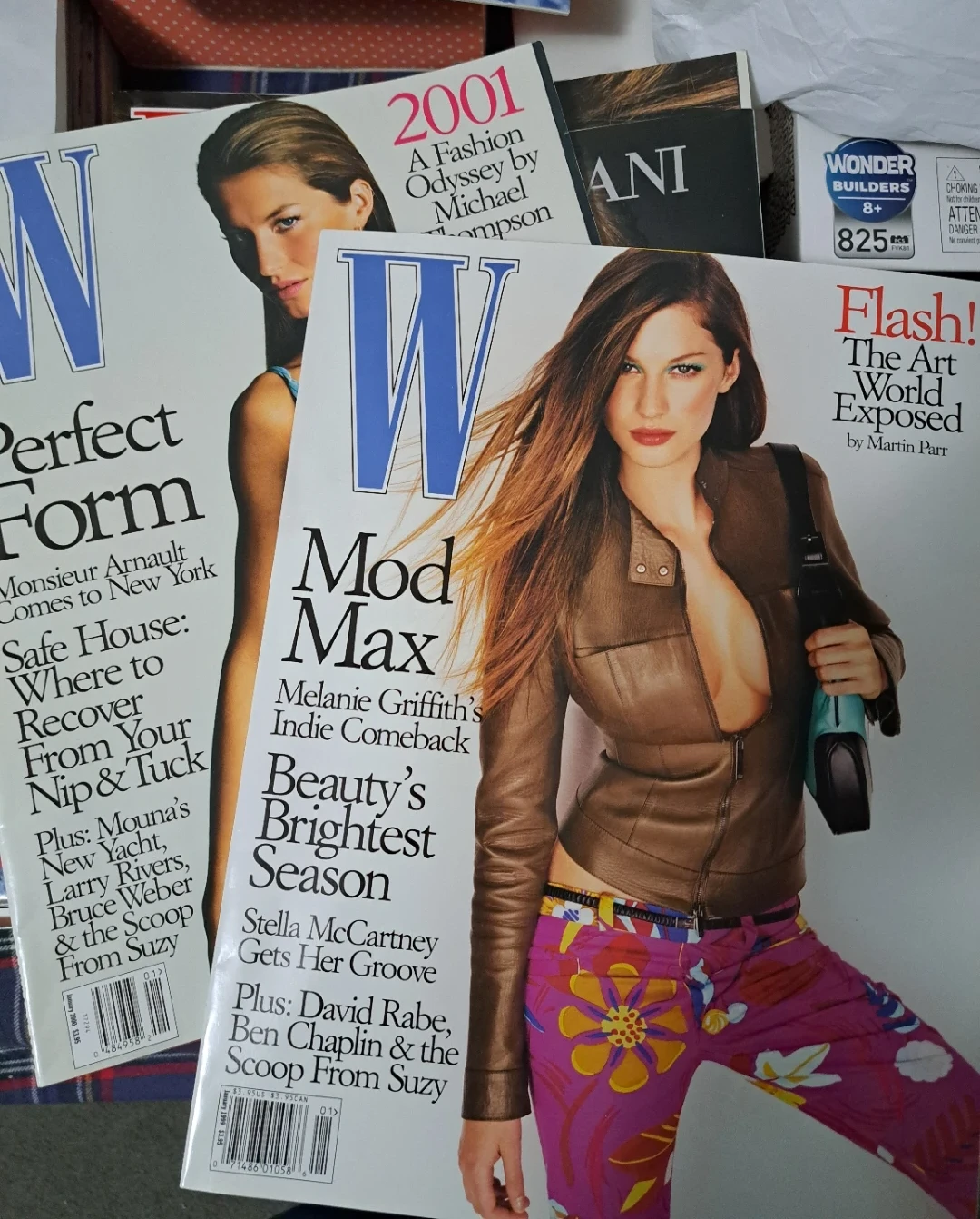 January 1999/2000, W Fashion Mags /Gisele Bundchen/Toby/Melanie
