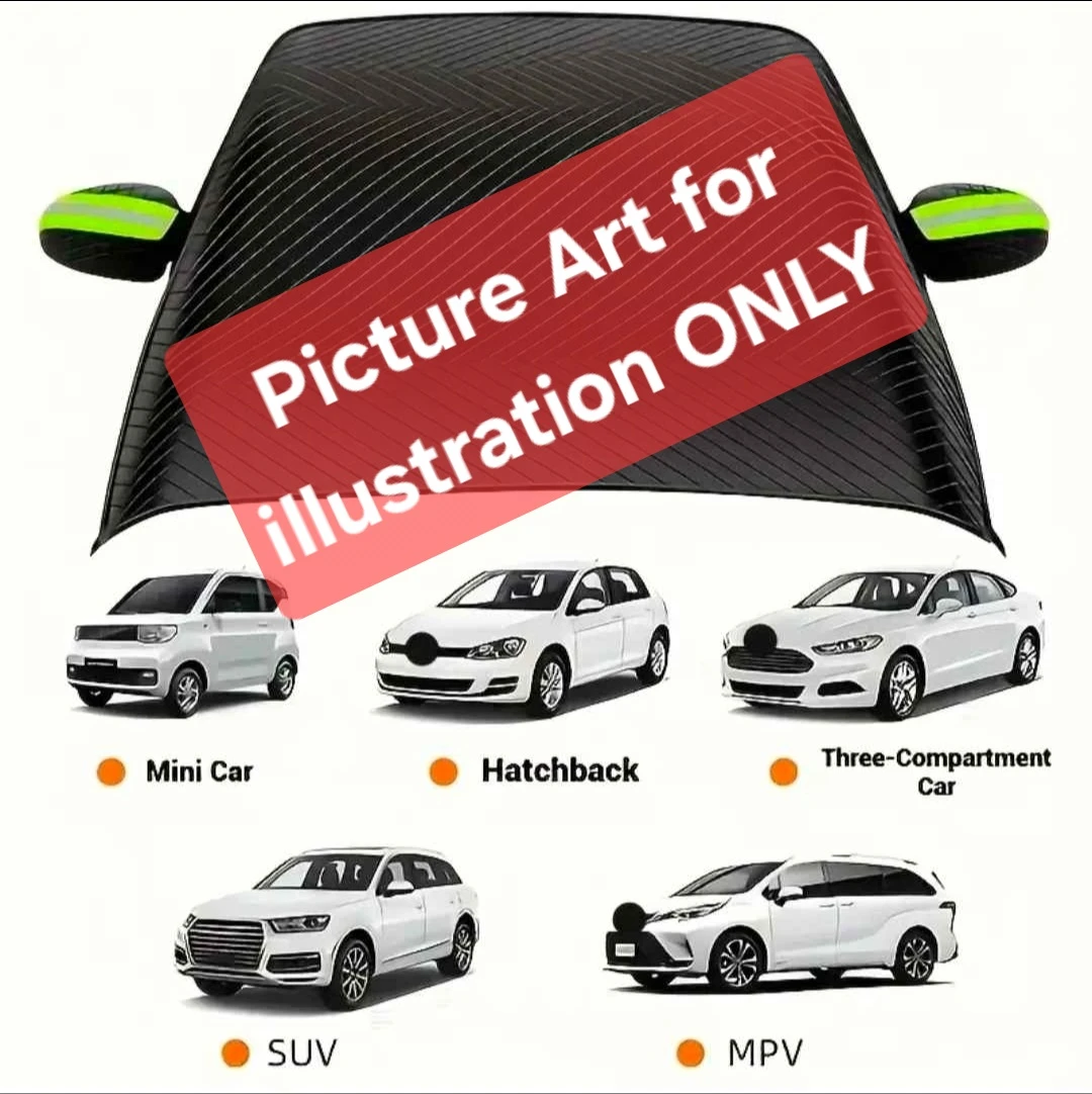 UPGRADED Car Windshield Snow Cover, Covers Side Windows - photo 3