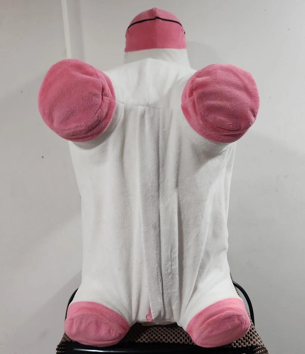 White Unicorn Plush Toy with Rainbow Mane and Tail - photo 4