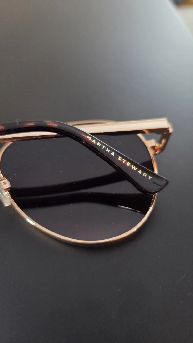 Martha Stewart Aviator Sunglasses - Rose Gold - photo 2