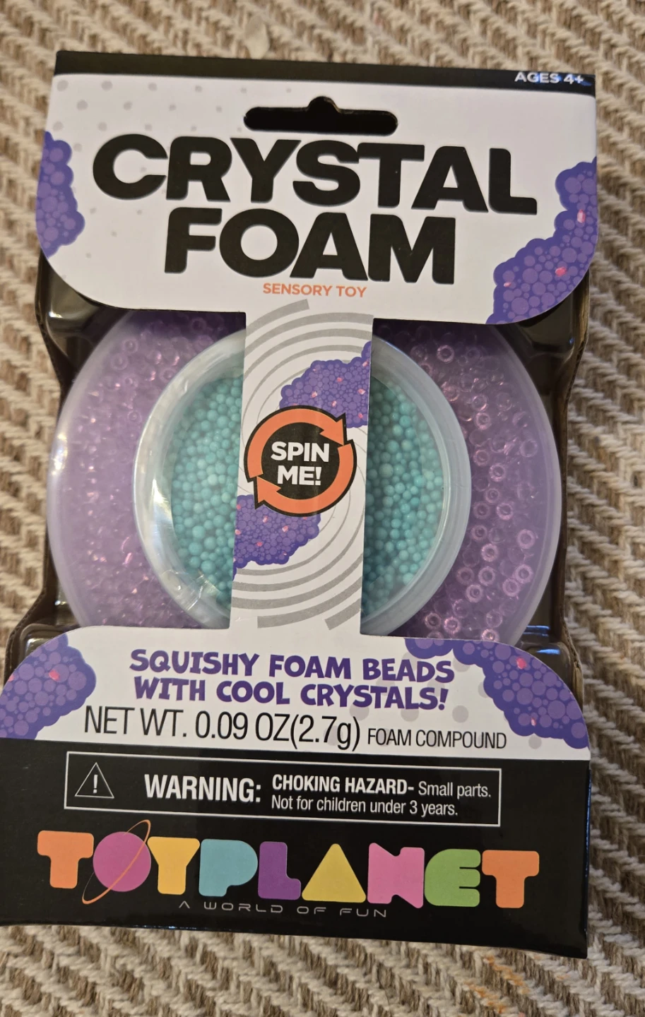 Toyplanet Purple Crystals Aqua Moulding Foam Sensory Squishy Toy