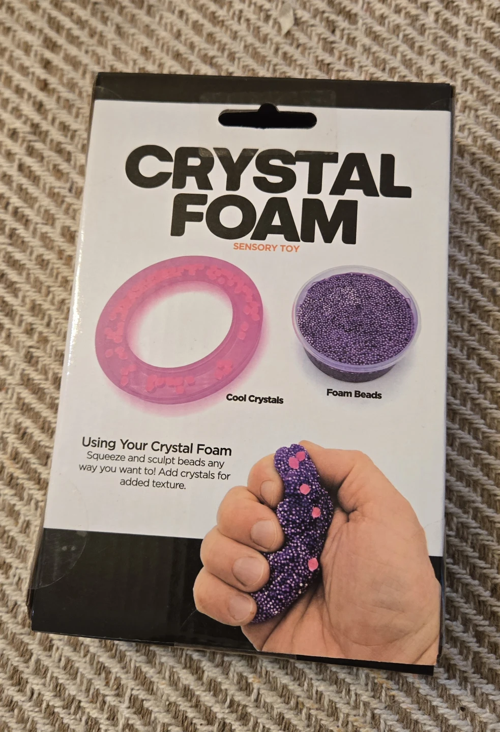 Toyplanet Purple Crystals Aqua Moulding Foam Sensory Squishy Toy - photo 3