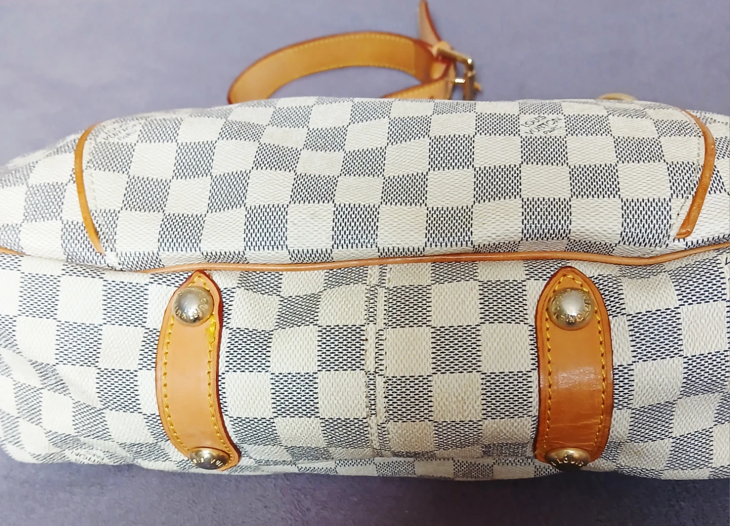 Azur Canvas Hobo Bag. Used. In good condition - photo 3