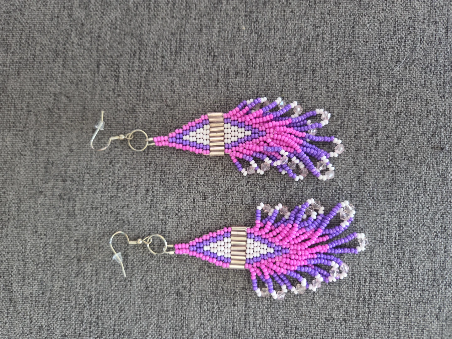 Beaded Dangling Earrings - photo 2
