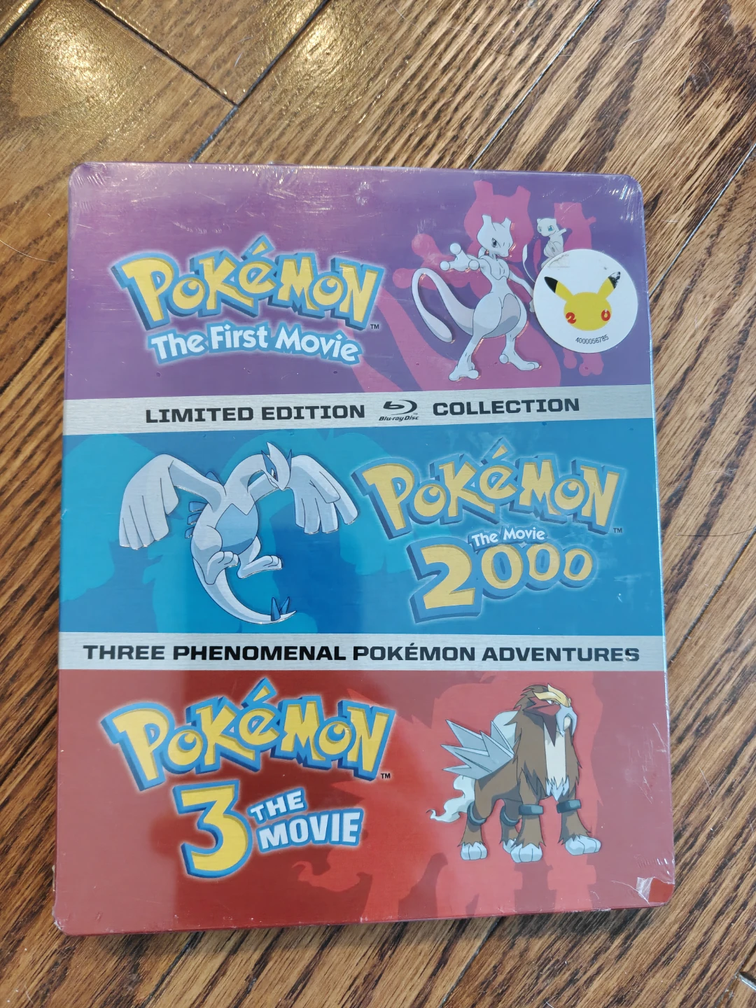 Pokemon 3 Movie Blu-Ray Steelbook collector's set (new, sealed)