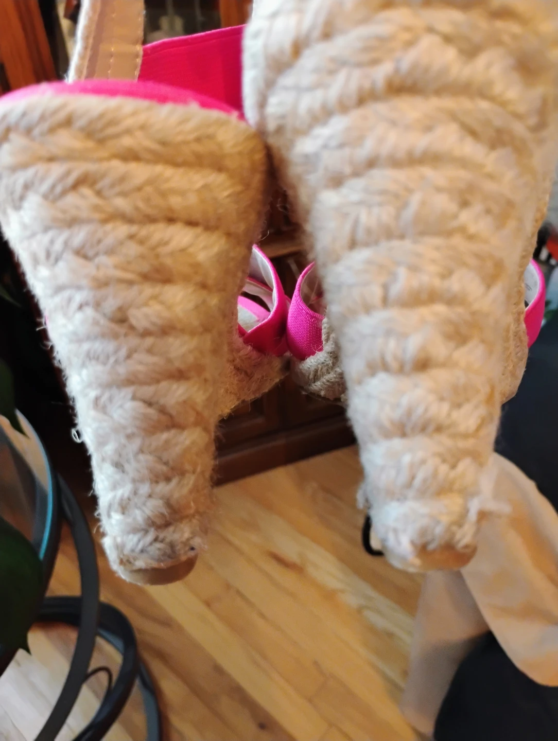 Apt. 9 Pink Espadrille Wedge Sandals - photo 5