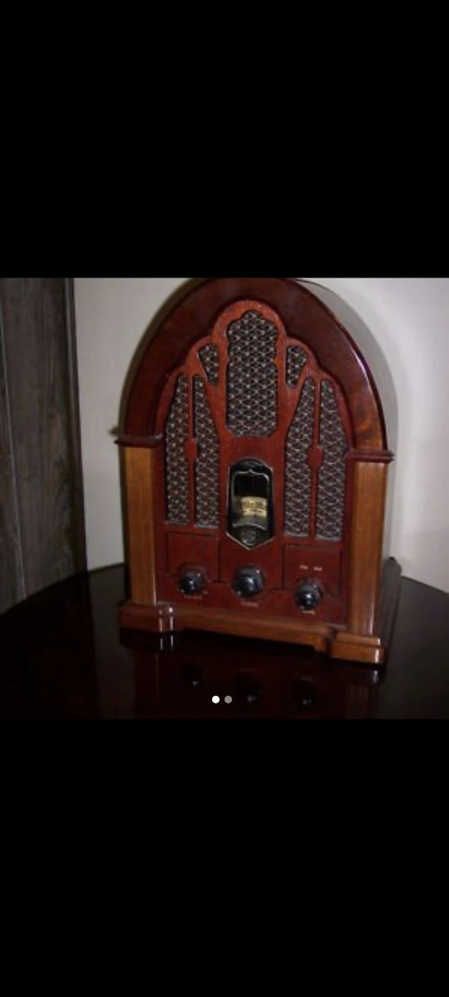 Vintage Wooden Table Radio general elctric