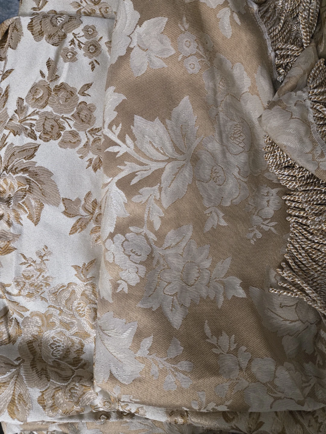 Fabric by the yard - floral and striped patterns