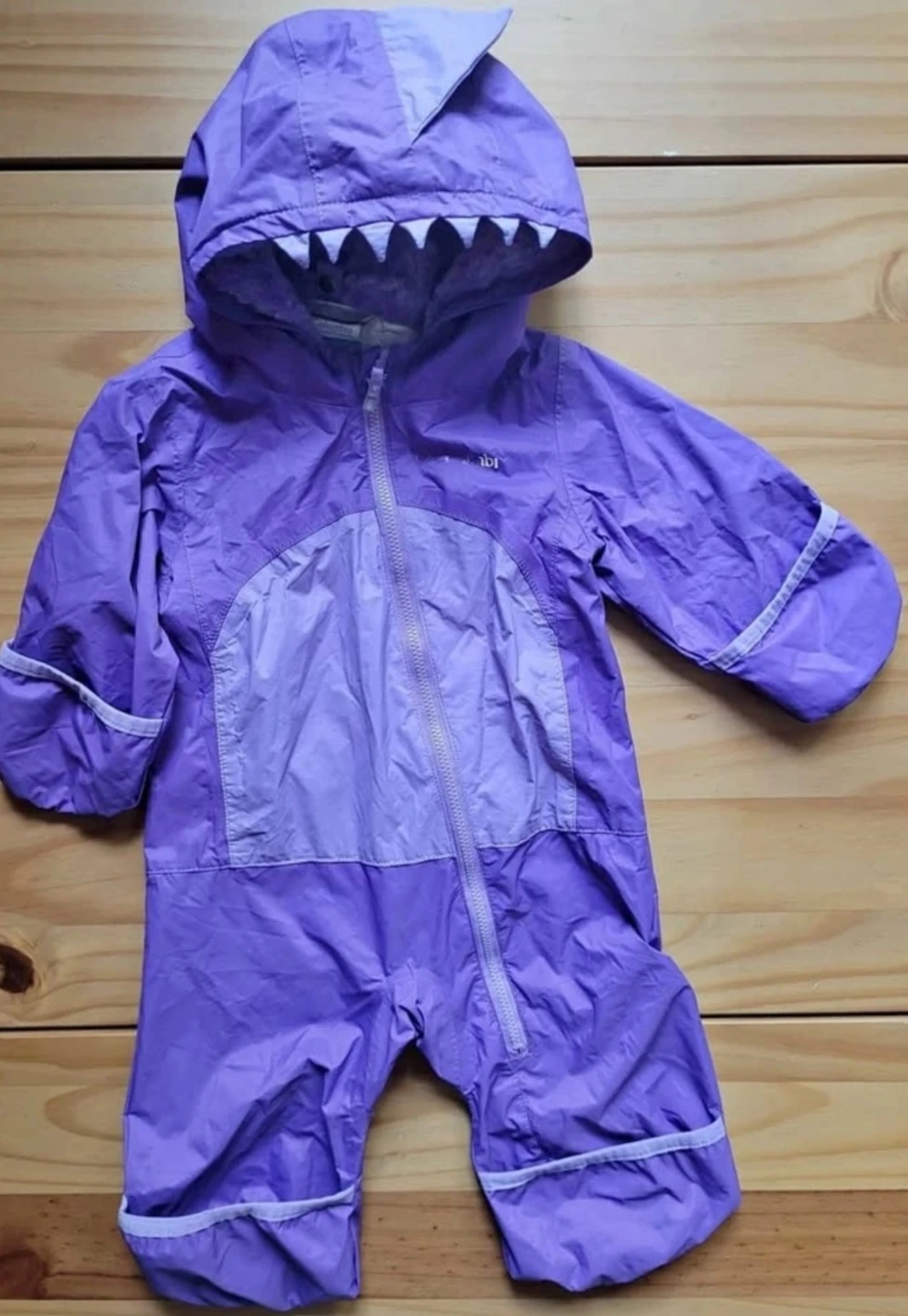6 months Columbia 2 layers waterproof suit - photo 2