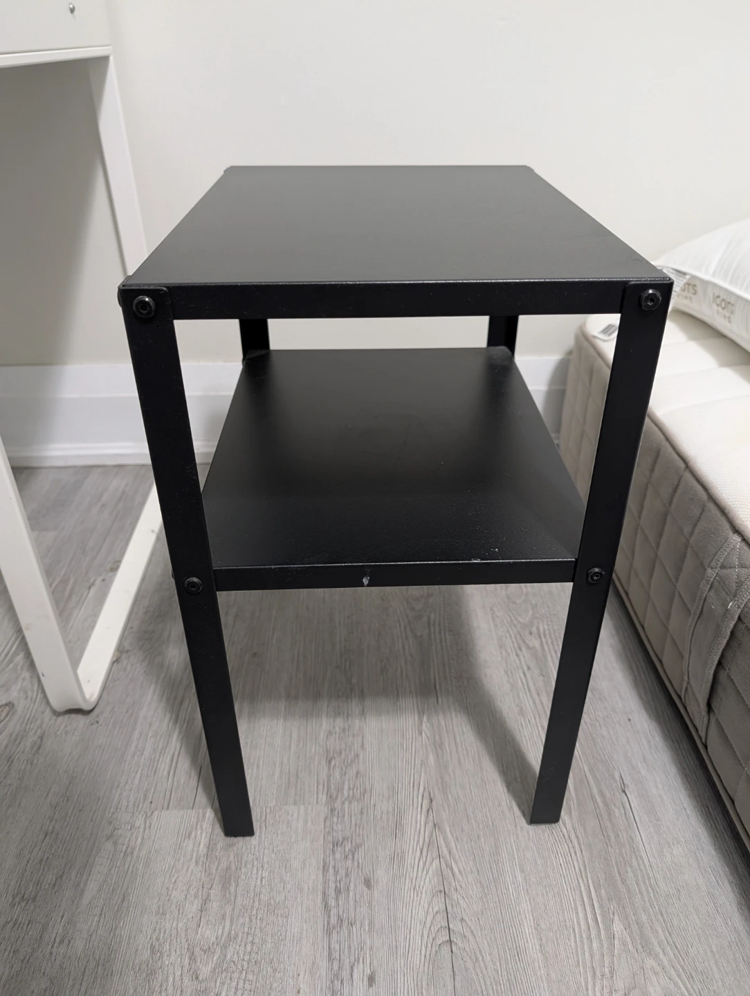 Ikea Metal Bed Side Table - photo 2