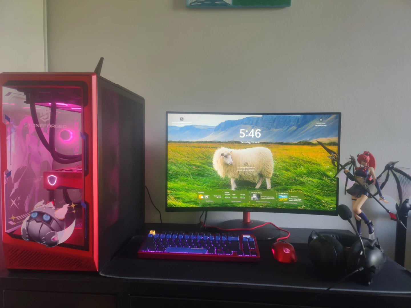 MSI MLG edition gaming PC - 5070ti
