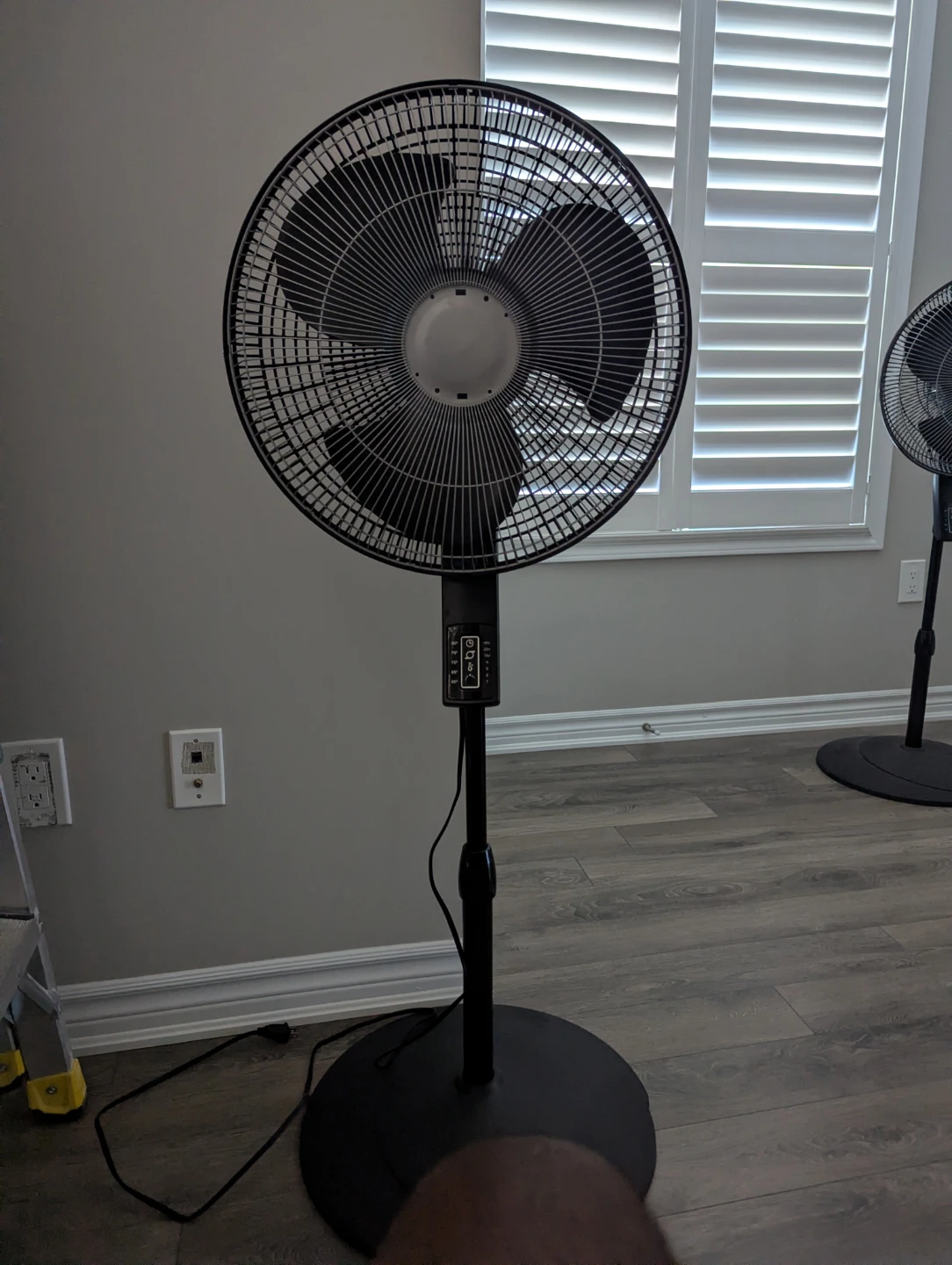 Black Pedestal Fan