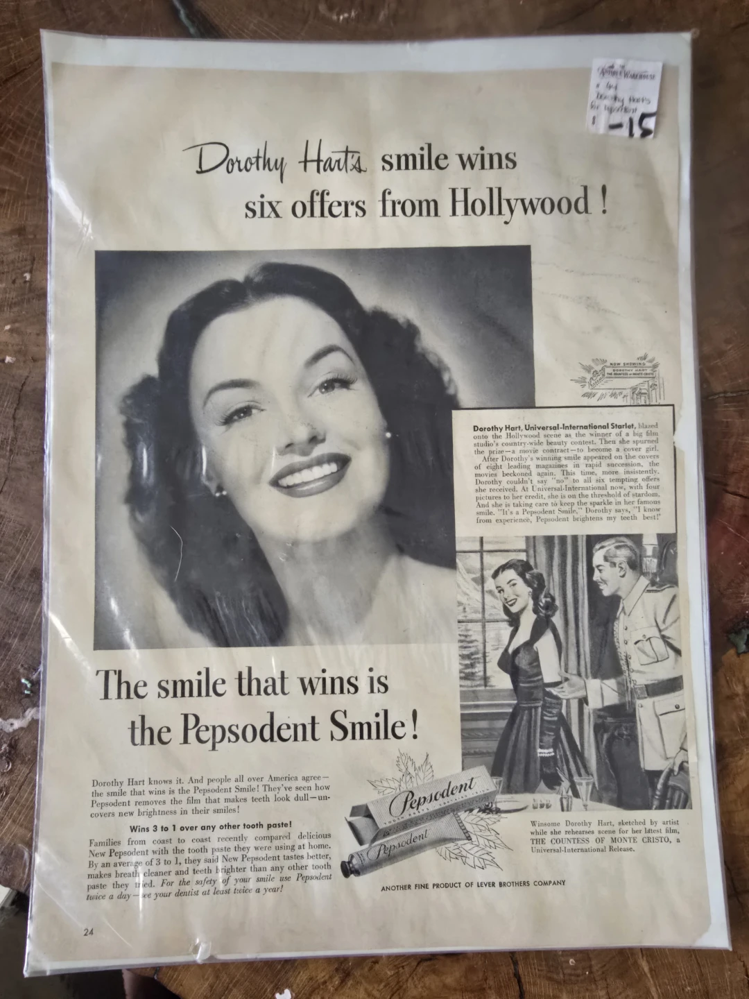 Pepsodent Vintage Advertisement