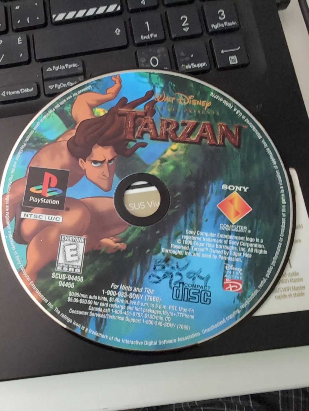 Disney's Tarzan PlayStation Game