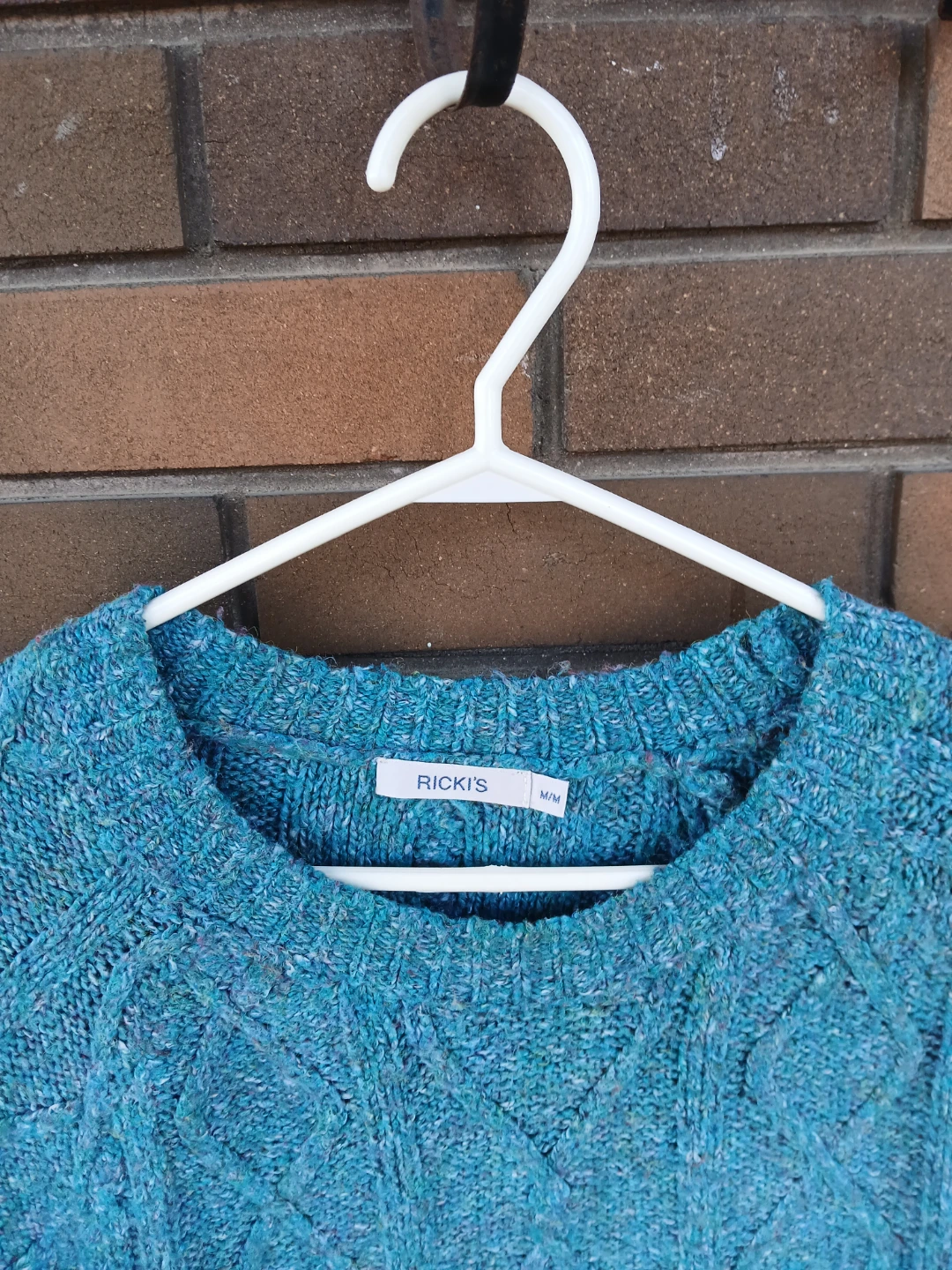 Ricki's Blue Cable Knit Sweater - photo 2