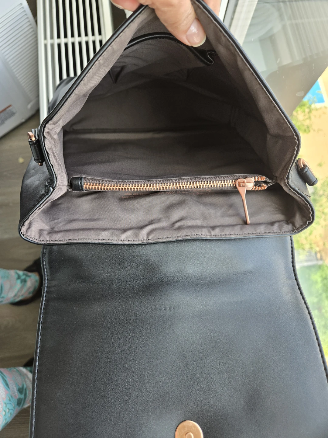 MATT & NAT Black Faux Leather Backpack - photo 2