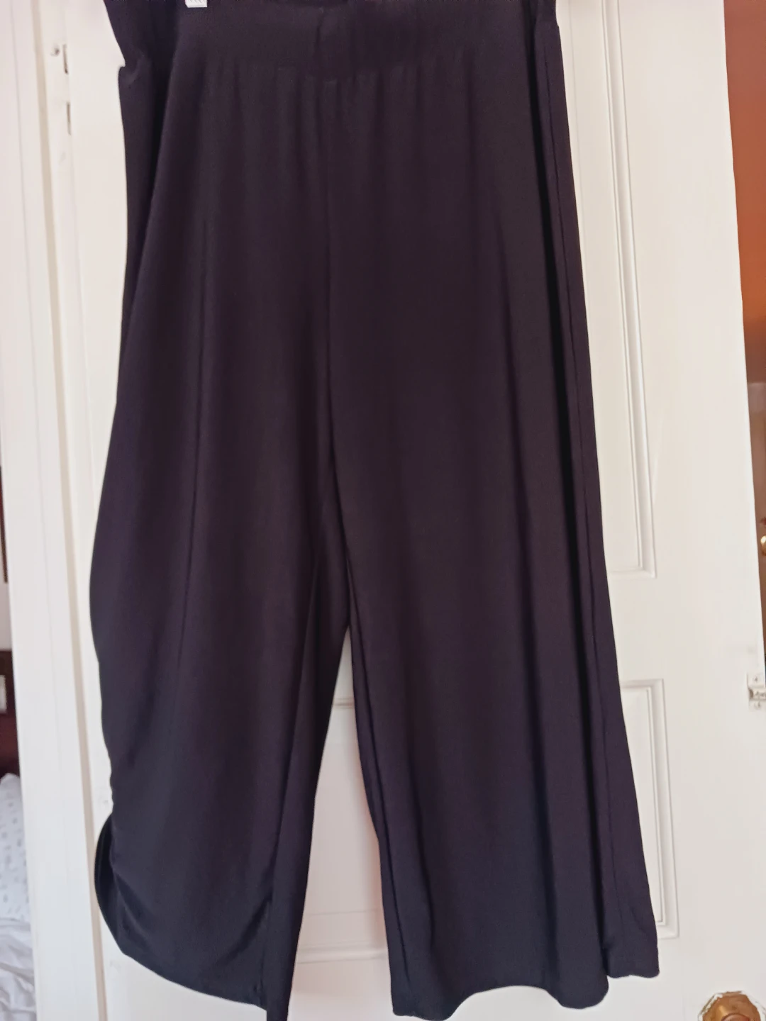 New !!! Black Wide Leg Cropped Pants - photo 3