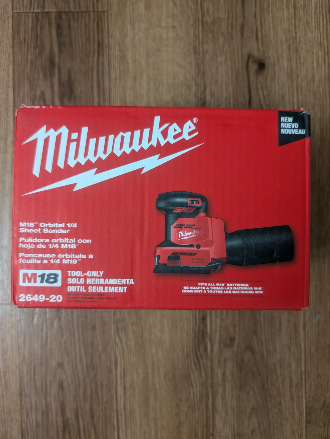 Milwaukee Cordless Orbital Sheet Sander