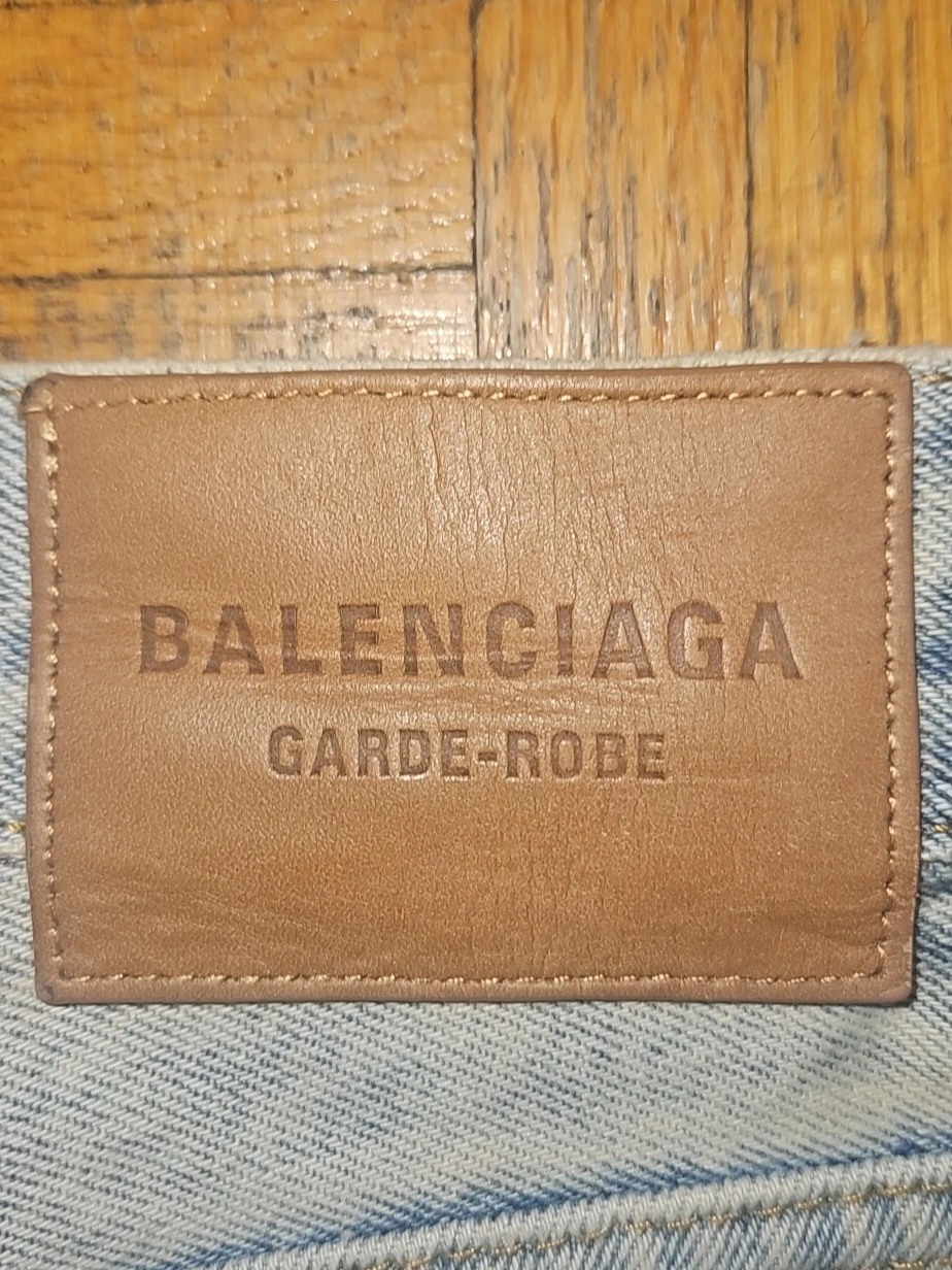 Authentic Balenciaga Garde-Robe Flared Men's Jeans - photo 4