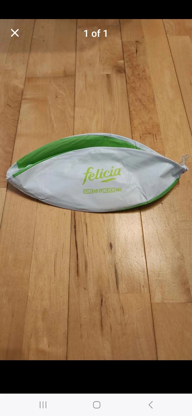Felicia Green & White Beach Ball