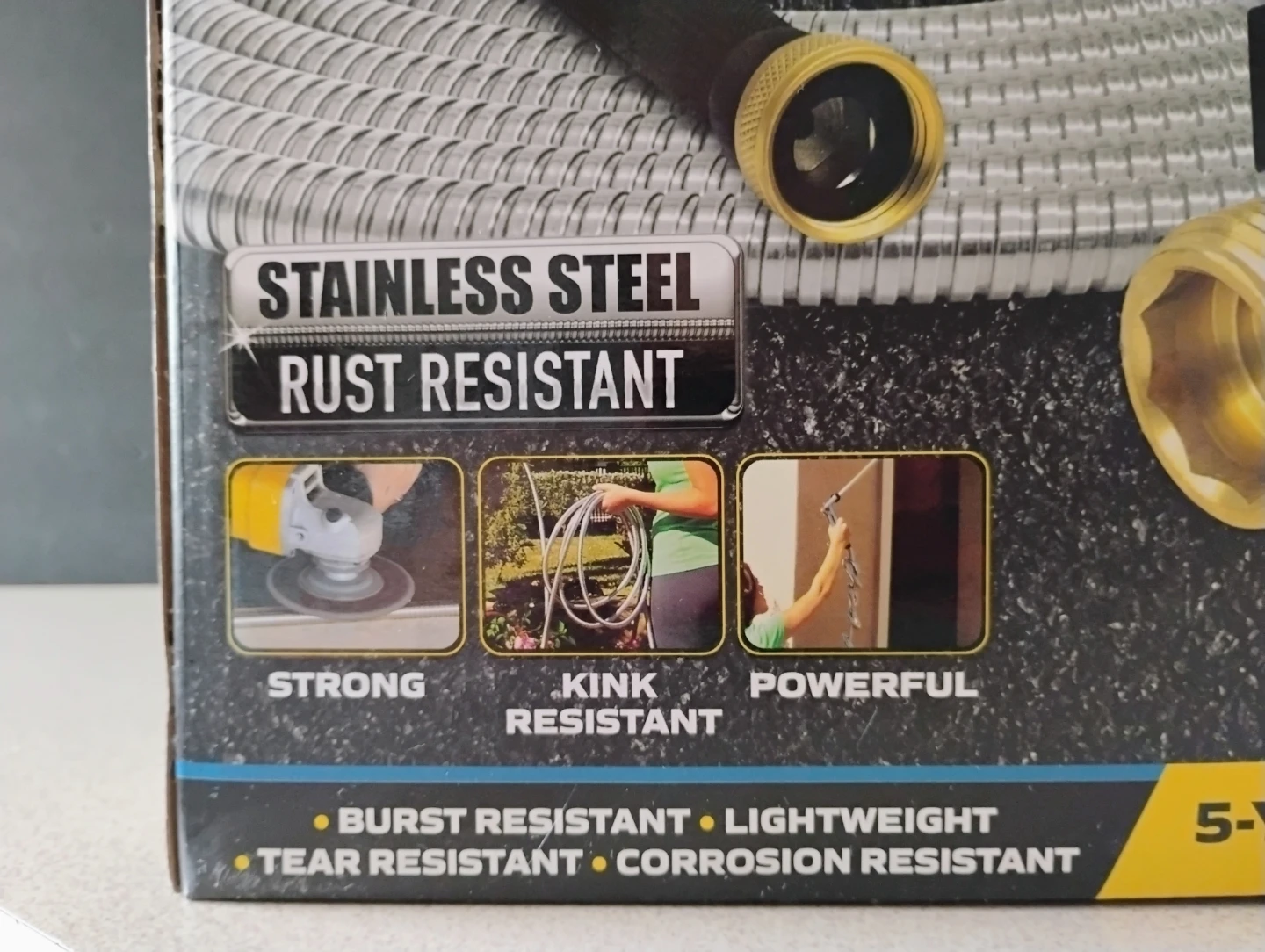 50’ HEAVY-DUTY BIONIC STEEL “PRO” GARDEN HOSE - photo 2