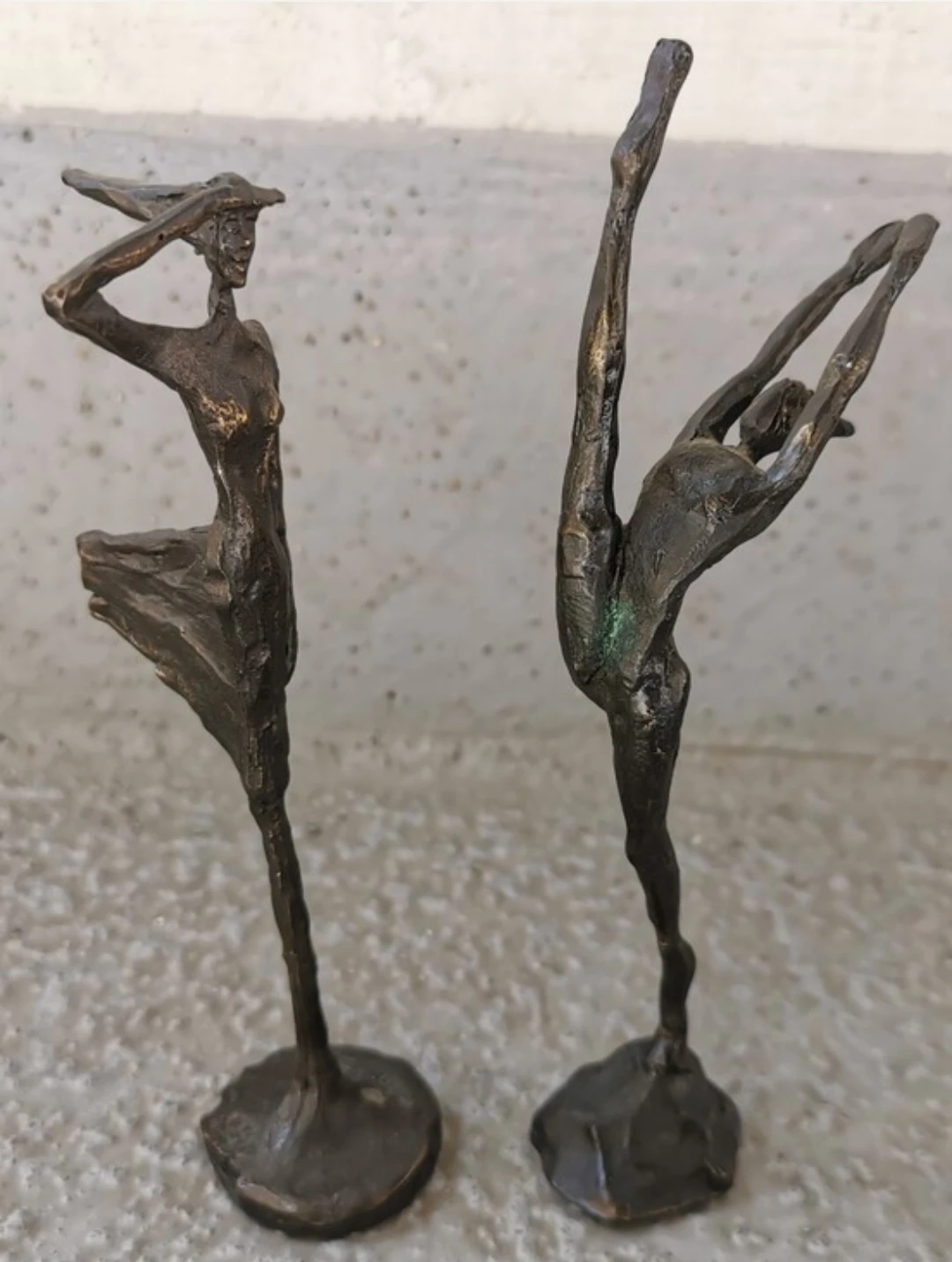 Vintage Bronze Sculptures by Corry Ammerlaan-van Niekerk Pair - photo 2