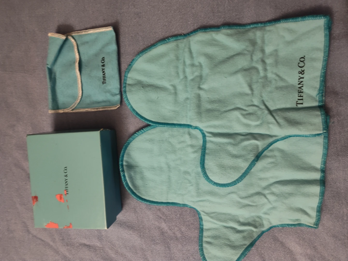 Tiffany & Co. Jewelry Pouches and Box