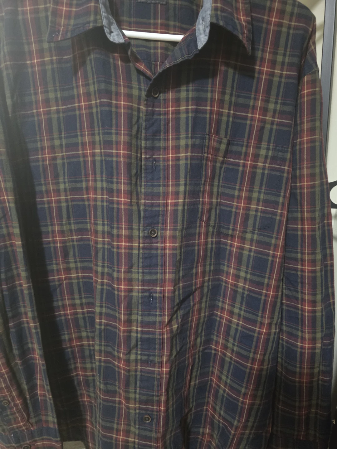 Arrow Plaid Button-Up Shirt - photo 3