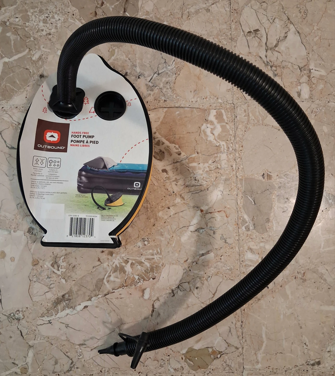OUTBOUND Hands-Free Foot Pump